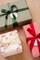 3-pack Premium Matte Christmas Wrapping Paper, Minimal Holiday Gift Wrap, Bows, Solid Mint Green and Red Stripe - 30” x 168” per roll, 105 square feet total